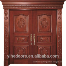 Porta principal madeira teca porta sólida